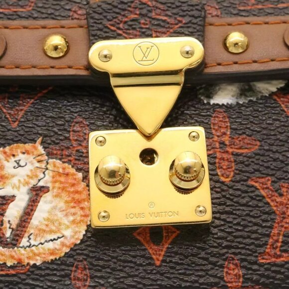 LOUIS VUITTON Monogram Catgram Essential Trunk Pouch - Picture 4 of 16